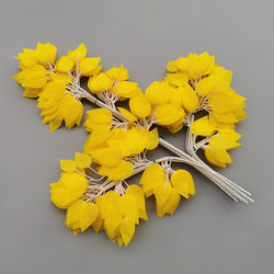 Simulated Banyan Tree Leaves, Fake Branches, Indoor Green Plants for Shopping Malls, Artificial Trees, Golden Artificial Trees for Landscaping Decoration