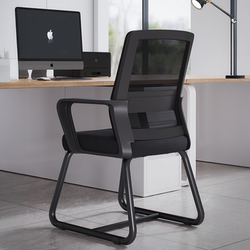 Computer Chair for Home Use, Comfortable for Long Sitting, Ergonomic Staff Chair, Office Chair, Dormitory Study Desk Chair with Backrest