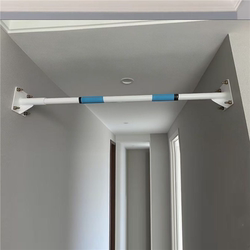 Perforated Home-Use Fixed Horizontal Bar Indoor Wall-Mounted Pull-Up Bar for Teenagers and Adults Sports Fitness Equipment