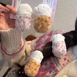 Cute Plush Kitten Paw Hair Clip for Women 2026 Sweet Side Clip Bangs Clip Hairpin Hair Accessory