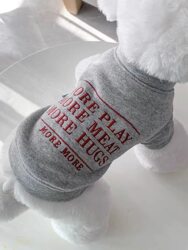 Pet Dog Clothes Bichon Teddy Pomeranian Cat Puppy Small Dog Trendy Brand Spring and Autumn Schnauzer Fleece Sweatshirt