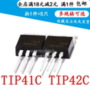 Thương hiệu mới TIP41C TIP42C TO-220 NPN PNP bóng bán dẫn ống điện triode (5 chiếc)