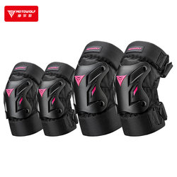 Four-Season Motorcycle Knee Pads and Elbow Pads, Electric Vehicle Riding Protective Gear, Cold-Proof, Windproof, Warm, Spring and Summer Cycling Anti-Fall Special Equipment