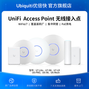UniFi U7-Lite/U7-IW/U7-LR/U6-Pro/U6-IW wireless AP dual-band 5G multi-unit networking without blind spots coverage Ubiquiti UBNT