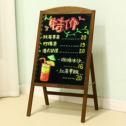 Led Display Signboard, Standing Small Blackboard for Shop Use, Clothing Store Entrance Sign, Stand-Type Light Box, Flashing Electronic Fluorescent Board, Commercial Promotional Board, Luminous Menu