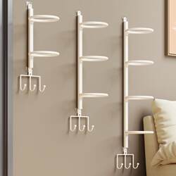 Ball Storage Rack for Home Use, No-Drill Wall-Mounted Basketball, Soccer, Volleyball, Badminton Organizer, Storage Solution