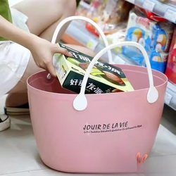 Swimming Storage Basket, Vegetable Basket, New Style for Carrying Groceries, Plastic Camping Picnic Basket, Shopping Basket