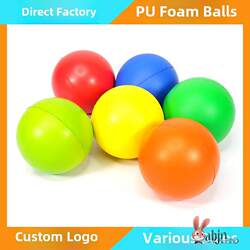 Pu Ball Elastic Ball 7cm 8cm 9cm High Elasticity Ball Soft Elastic Solid Grip Ball Stress Relief Ball Can Be Customized with Logo