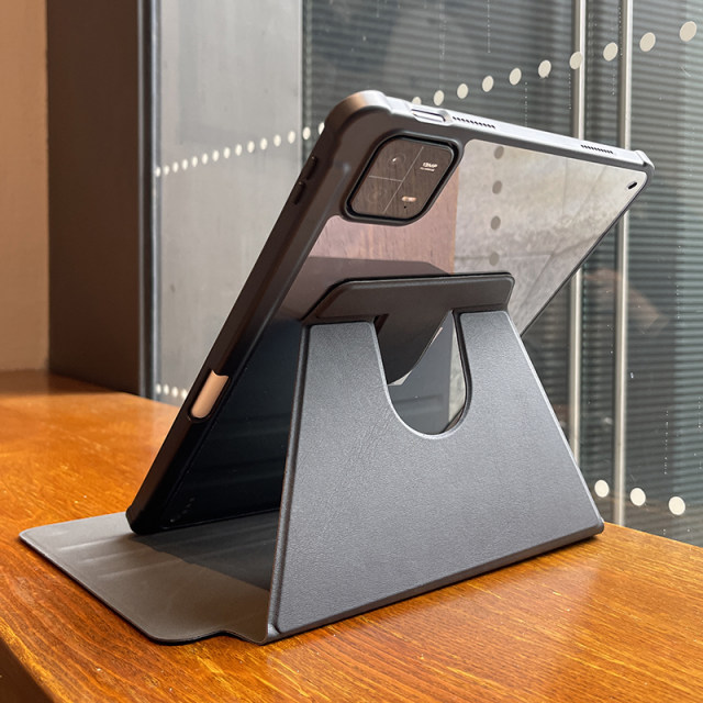 720 rotation suitable for Xiaomi 8 tablet pad7 protective cover acrylic 6spro transparent red rice Redmipadpro12.1 air bag anti-fall 11 books 5-pack edge with pen slot sleep shell accessories