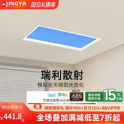 Jingya Qingtian Sky Light Blue Sky Natural Light Kitchen Embedded Integrated Ceiling Light Has Been Connected to the Mijia App