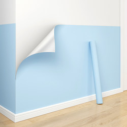 Blue Wallpaper Self-Adhesive Waterproof and Moisture-Proof Home Decoration Background Wall Stickers Bedroom Wall Skirt Living Room Wall Wallpaper