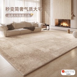 Paris Carpet Living Room 2025 New Model Washable and Wipeable Sofa Floor Mat Home Light Luxury High-End Bedroom Bedside Rug