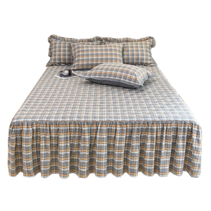 
Class A pure cotton washed cotton quilted bed skirt single piece pure cotton princess style ugly cover bed cover 2025 new style universal for all seasons