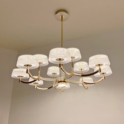 Living Room Chandelier 2025 New Model High-End Modern Hall Lamp High-End Bedroom Dining Room Lighting Package Italian Light Luxury