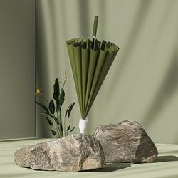 16-Rib Waterproof Umbrella for Women, Double Automatic, Sun Protection, Large Size with Cover, Car-Mounted, Heavy Rain Special, Straight Handle, Long Handle