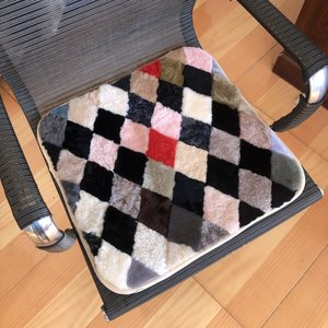 
High-end sheepskin integrated car cushion chair cushion office chair sofa cushion student chair computer chair sheepskin cushion