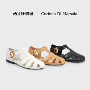 [Nishi Hongshi Alliance] Fashion Sandals X22A3598A602-1 Heel Height 2cm Half Size Large