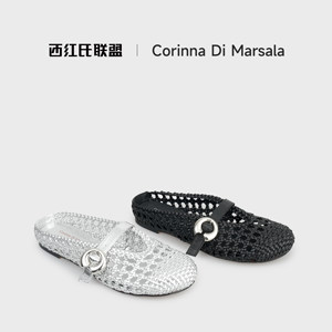 
[Xihongshi] Fashion Sandals X2526AL6002-3 Heel height 1cm and half size shot large