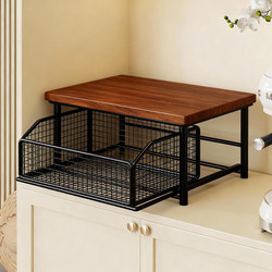 Desktop Storage Rack Coffee Machine Drawer-Type Storage Rack Bar Table Cabinet Coffee Tea Bag Cup Holder Storage Box