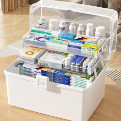 Medicine box storage box, household portable medicine dispensing box, medicine first aid box, household large medicine box storage box