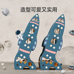 Children's Bookshelf, Simple Household Floor-Standing Storage Rack, Baby Bookcase Storage, Kindergarten Multi-Layer Cartoon Picture Book Rack