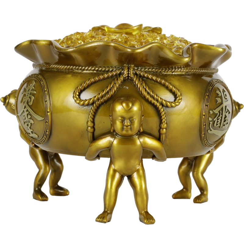 知柿黄铜阳陵虎符杜虎符书房镇尺摆件创意全铜虎符兵符工艺品礼品