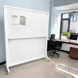 Push-Pull Whiteboard and Blackboard with Movable Stand, Adjustable Height, Large Whiteboard, Green Board, Blackboard for Schools, Kindergartens, High-End Writing Board for Teaching, Training, Office Use, Double-Sided Magnetic, Thickened, Floor-Standing
