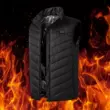 Áo sưởi thông minh mùa đông mới dành cho nam, áo sưởi điện, sạc USB, áo giữ ấm, áo khoác cotton cho nam 