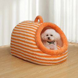 Dog House, Winter Warm Dog House, Enclosed Winter Cold-Proof Room Type Nest, Cat Nest, Universal Pet Sleeping Supplies for All Seasons