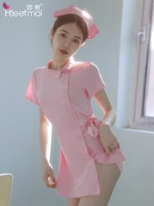Sweet Nurse Cosplay Uniform Doctor Clothing Net Red Anchor Underwear Playing Couples Fun Underwear
