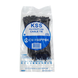 
KSS acid and alkali resistant PP cable ties, chemical corrosion resistant cable ties, special self-locking cable ties for the chemical electroplating industry