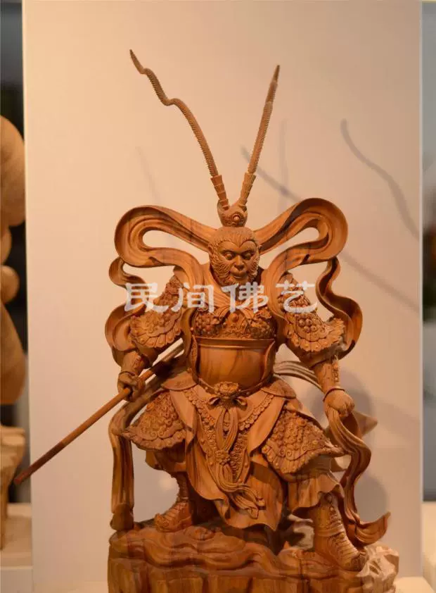 銅器 斉天大聖孫悟空銅像 美猴王神像 玄関 書架 茶台 客間 装飾品 工芸品置物 孫悟空の置物 銅製斉天大聖（大） 風水グッズ : 中国貿易公司ctc