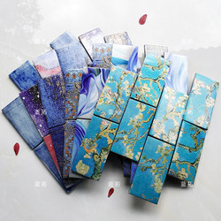 Simple Inkjet Glass I-Shaped Mosaic Tiles Bathroom Kitchen Restaurant Milk Tea Shop Bar Background Wall Decoration