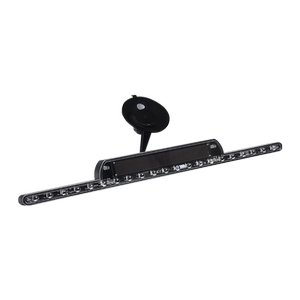 Wireless rainbow rear window solar sensor light, rear end light, LED flashing decoration, anti ranger car warning light