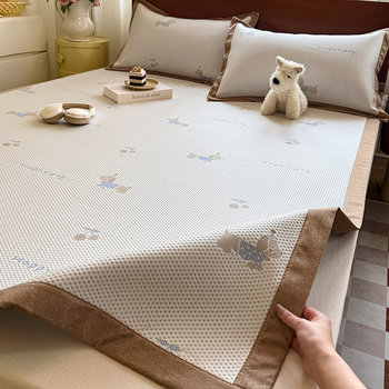 
Category A maternal and infant grade cute dog Ka Bingdou summer ice silk mat summer 2025 new air-conditioned soft mat