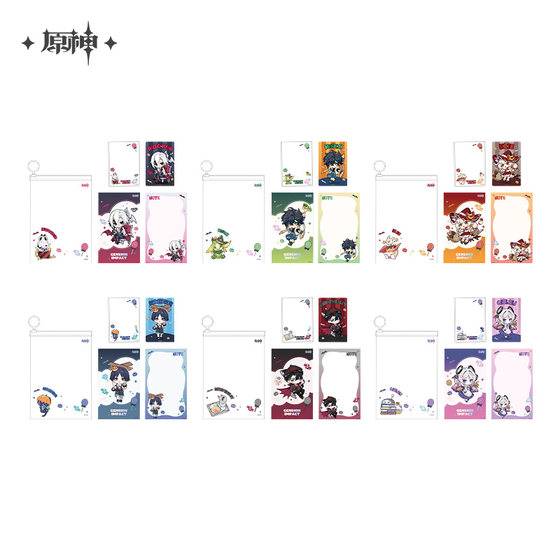 [Official Genshin] Night Fantasy Series Stationery Set Genshin