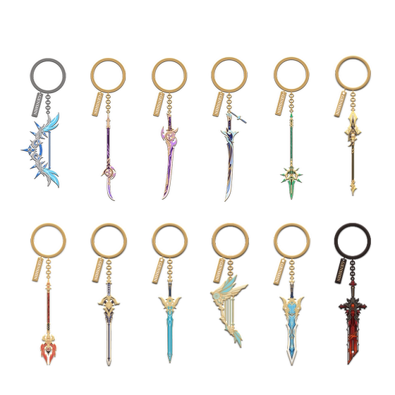 [Original God Official] God -Casting Extinction Series Weapon Metal Pendant Original Genshin around God