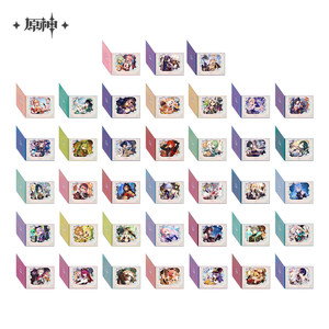
[Official Genshin] Fateful Day Series Flip Flower Window Colored Paper 2025 Genshin