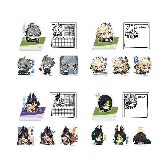 [Original God Official] Q version of emoticon package series calendar seal genshin Genshin
