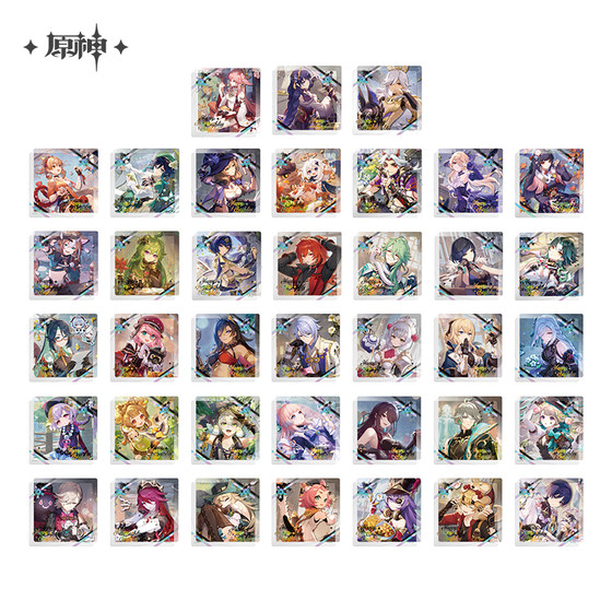 
[Genshin Official] Thick Acrylic Coaster with Characters from the Destiny Day Series 2025 Genshin