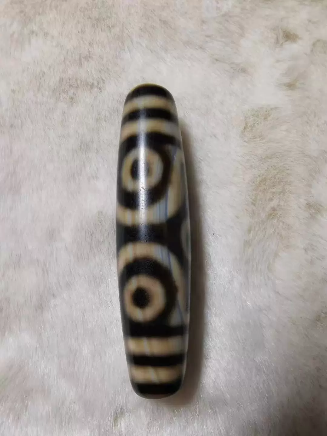 ⭕️ 台湾の上肯購入　高品質【十字六眼天珠】　本物瑪瑙石保証品80000円以上の品 臺灣上肯天珠精品瑪瑙有年代天然老礦瑪瑙風化包漿僅此一顆