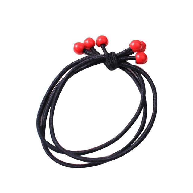 Korean head rope rubber band hair rope headwear Xiahongzhusen women's ...