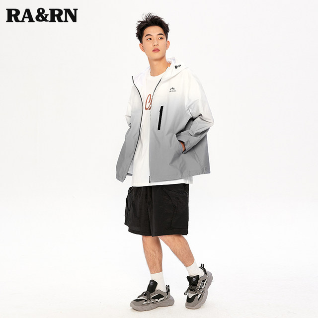 RARN men and women same style gradient color waterproof functional ...