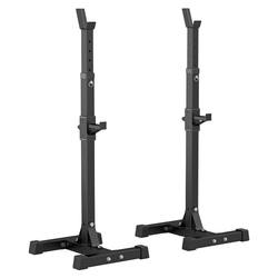 Huaya Barbell Rack Adjustable Split Bench Press Rack Weightlifting Squat Set for Home Fitness