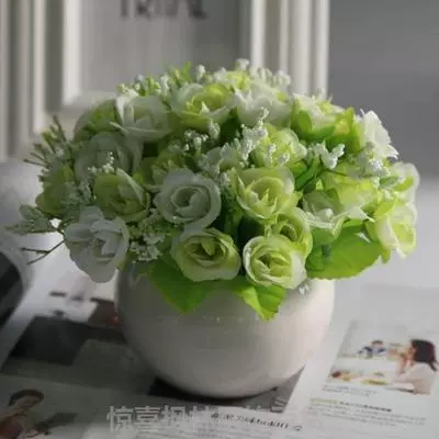 房间装卧室内摆设实用桌花过年主卧婚礼布置宿舍桌上