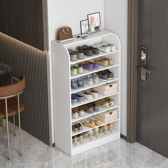 Simple shoe rack at the door, household wooden shoe cabinet, strong and ...