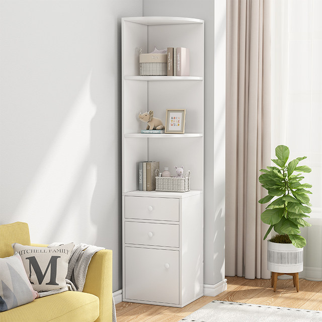 Simple corner shelf living room corner locker triangle bedroom