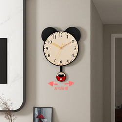 New Creative Living Room Wall Clock, Bedroom Decorative Wall Clock, Home Clock, Punch-Free Calendar Quartz Clock, Wall Watch