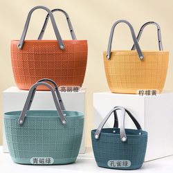 Outdoor Products, Shopping Baskets, Spring Outing Baskets, Supermarket Bath Baskets, Thickened Picnic Baskets, Trendy Eco-Friendly Plastic Shopping Baskets