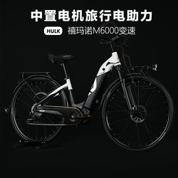 Phoenix rear 10-speed aluminum alloy mid-mounted motor long-distance travel electric assist bicycle oil disc brake electric bicycle